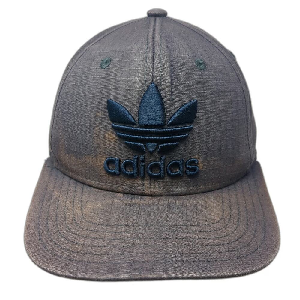 Adidas Snapback Blue One Size Hat Trefoil Logo Embroidered Adjustable OSFM
